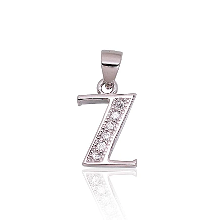 Burti, Burts Z - Sudraba kulons, 1.2 g, Sudrabs 925 prove, rodijs (pārklājums), Cirkoni