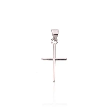 Серебряный кулон, 0.6 g, Серебро 925 проба, родий (покрытие)