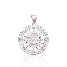 Sudraba kulons, 2.5 g, Sudrabs 925 prove, rodijs (pārklājums), Cirkoni