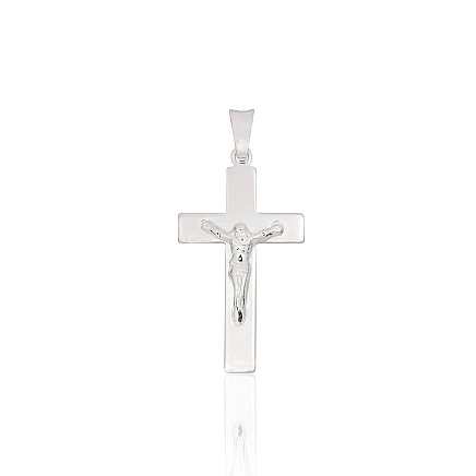 Krustiņi un ikonas, Krustiņš, Krucifikss - Sudraba kulons, 2.3 g, Sudrabs 925 prove