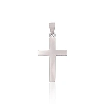 Серебряный кулон, 1.1 g, Серебро 925 проба, родий (покрытие)