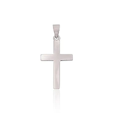 Серебряный кулон, 1.1 g, Серебро 925 проба, родий (покрытие)