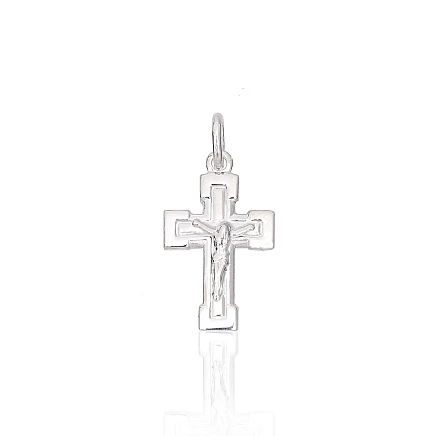 Crosses and Icons, Cross, Crucifix - Silver pendant, 2.6 g, Silver 925 fineness