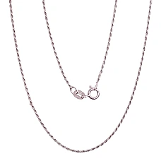 Sudraba ķēdīte Tauvas (Rope) 1,1 mm, 40, 2.1 g, Sudrabs 925 prove