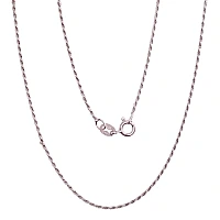 Sudraba ķēdīte Tauvas (Rope) 1,1 mm, 45, 2.4 g, Sudrabs 925 prove
