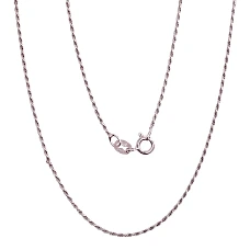 Sudraba ķēdīte Tauvas (Rope) 1,1 mm, 50, 2.6 g, Sudrabs 925 prove