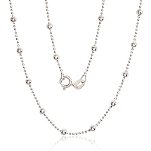Серебряная цепочка Бусинки 1-3 мм, 45, 4.2 g, Серебро 925 проба