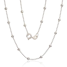 Серебряная цепочка Бусинки 1-3 мм, 45, 4.3 g, Серебро 925 проба