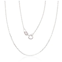 Silver chain Anchor 1 mm , diamond cut, 42, 1.4 g, Silver 925 fineness