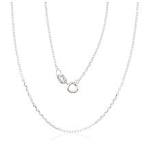 Silver chain Anchor 1 mm , diamond cut, 47, 1.6 g, Silver 925 fineness