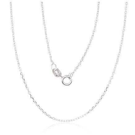 Chains,  - Silver chain Anchor 1 mm , diamond cut, 50, 1.7 g, Silver 925 fineness