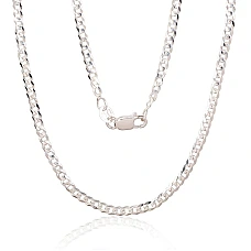 Серебряная цепочка Картье 2.5 мм , алмазная обработка граней, 65, 7.4 g, Серебро 925 проба