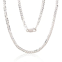 Серебряная цепочка Картье 2.5 мм , алмазная обработка граней, 70, 7.8 g, Серебро 925 проба