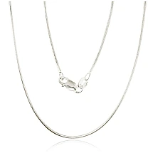 Sudraba ķēdīte Čūskiņa 1.1 mm, 47, 5.3 g, Sudrabs 925 prove