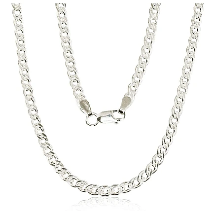 Chains,  - Silver chain Mona Liza 3.1 mm , diamond cut, 45, 8.7 g, Silver 925 fineness