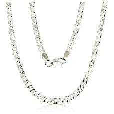 Silver chain Mona Liza 3.1 mm , diamond cut, 50, 9.7 g, Silver 925 fineness