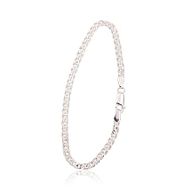 Серебряная цепочка Мона-лиза 3.1 мм , алмазная обработка граней, 19, 3.8 g, Серебро 925 проба