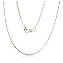 Sudraba ķēdīte Čūskiņa 1,5 mm, 50, 4.3 g, Sudrabs 925 prove