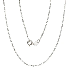 Silver chain Anchor 1 mm , diamond cut, 50, 2.1 g, Silver 925 fineness