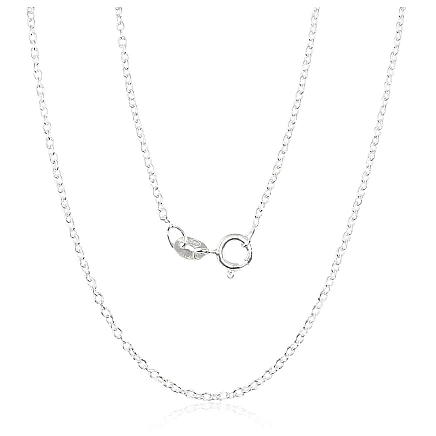 Chains,  - Silver chain Anchor round 1,1 mm, 42, 2.1 g, Silver 925 fineness