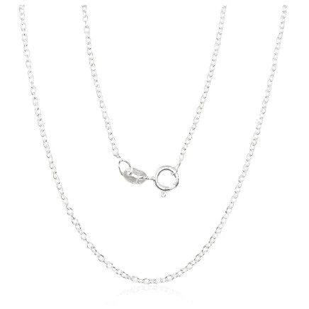 Chains,  - Silver chain Anchor round 1,1 mm, 45, 2.2 g, Silver 925 fineness
