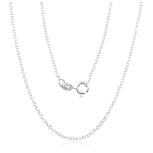 Silver chain Anchor round 1,1 mm, 55, 2.7 g, Silver 925 fineness