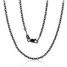 Silver chain Anchor 2.1 mm , diamond cut, 55, 7 g, Silver 925 fineness, Rhodium (Plating)