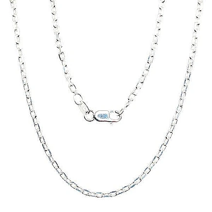 Chains,  - Silver chain Anchor 2.1 mm , diamond cut, 45, 5.8 g, Silver 925 fineness