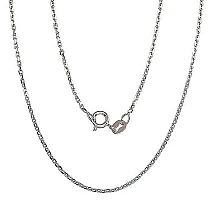 Silver chain Anchor 1.2 mm , diamond cut, 45, 2.8 g, Silver 925 fineness, Rhodium (Plating)