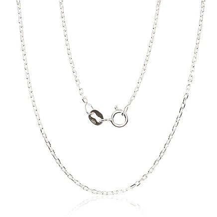 Chains,  - Silver chain Anchor 1.2 mm , diamond cut, 42, 2.6 g, Silver 925 fineness