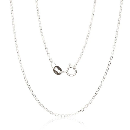 Chains,  - Silver chain Anchor 1.2 mm , diamond cut, 45, 2.8 g, Silver 925 fineness