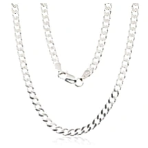 Серебряная цепочка Картье 3.5 мм , алмазная обработка граней, 65, 17.2 g, Серебро 925 проба