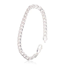Silver chain Curb 7 mm, 21, 22.1 g, Silver 925 fineness