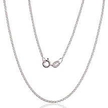 Серебряная цепочка Rollo 1 мм, 55, 2.9 g, Серебро 925 проба