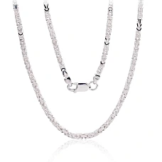 Sudraba ķēdīte Bizantija 2.5 mm, 45, 15.8 g, Sudrabs 925 prove
