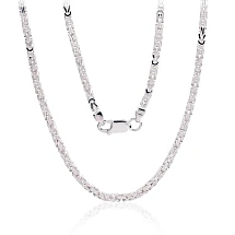 Серебряная цепочка Византийское 2.5 мм, 50, 17.6 g, Серебро 925 проба