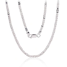 Серебряная цепочка Византийское 2.5 мм, 50, 18.1 g, Серебро 925 проба