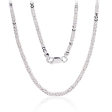 Sudraba ķēdīte Bizantija 2.5 mm, 50, 18.1 g, Sudrabs 925 prove
