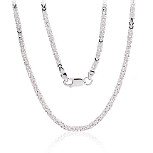 Серебряная цепочка Византийское 2.5 мм, 50, 18.4 g, Серебро 925 проба