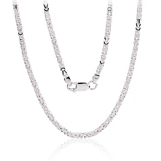 Sudraba ķēdīte Bizantija 2.5 mm, 50, 18.4 g, Sudrabs 925 prove