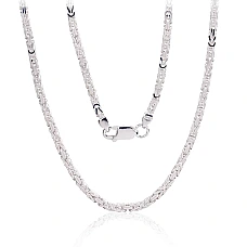 Sudraba ķēdīte Bizantija 2.5 mm, 55, 20.3 g, Sudrabs 925 prove