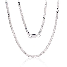 Sudraba ķēdīte Bizantija 2.5 mm, 60, 21 g, Sudrabs 925 prove