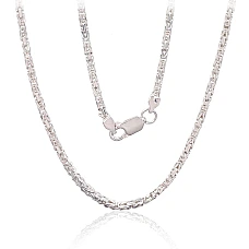 Sudraba ķēdīte Bizantija 2.1 mm, 50, 18 g, Sudrabs 925 prove