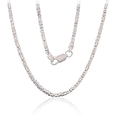 Sudraba ķēdīte Bizantija 2.1 mm, 55, 19.6 g, Sudrabs 925 prove
