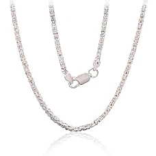 Sudraba ķēdīte Bizantija 2.1 mm, 55, 19.7 g, Sudrabs 925 prove