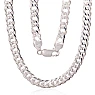Sudraba ķēdīte Dubultais rombs 6 mm , dimantu apstrādājums, 50, 30.1 g, Sudrabs 925 prove