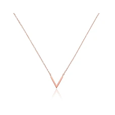 Серебряное колье, 42, 2.5 g, Серебро 925 проба, красное золото (покрытие), Регулируемая длина