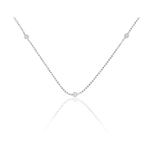 Серебряное колье, 40, 3.7 g, Серебро 925 проба, Регулируемая длина
