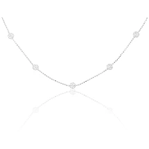 Серебряное колье, 40, 4 g, Серебро 925 проба, Регулируемая длина