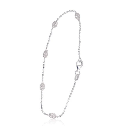 Bracelets,  - Silver bracelet, 18, 2.1 g, Silver 925 fineness